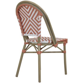 96906080 Terrasstoel Toby Roze 4hr