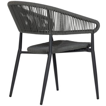 96910410 Terrasstoel Jacco Antraciet 4hr
