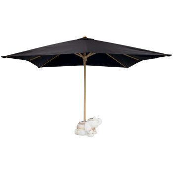 96918130 Lombok Parasol 3x3m Zwart 1hr