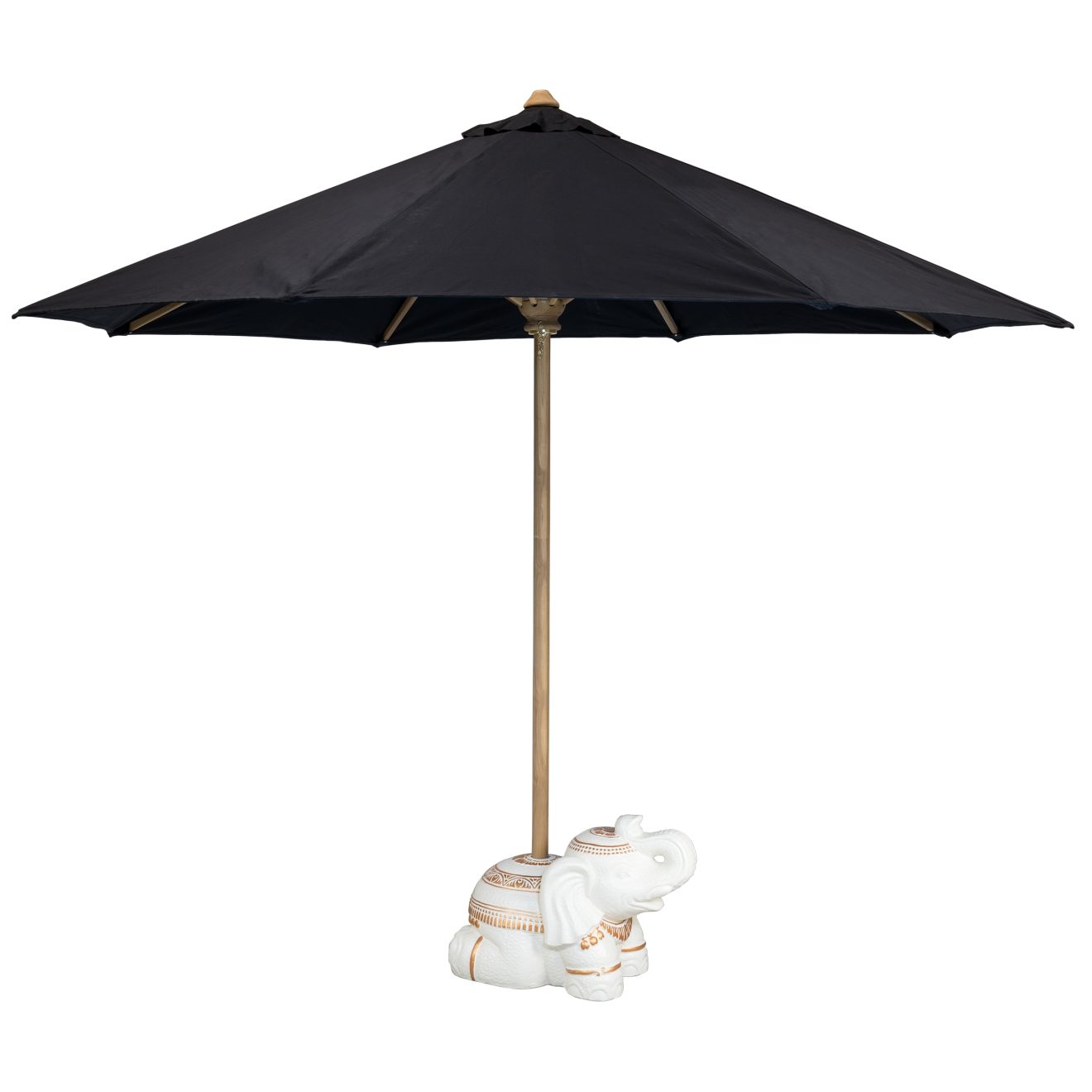 96918140 Borneo Parasol Ø3m Zwart 1hr