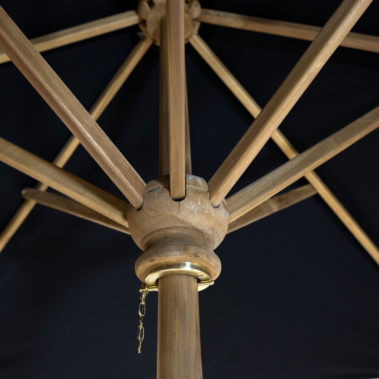 96918140 Borneo Parasol Ø3m Zwart 3hr