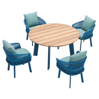 95414070 Aio Dining Blauw 4 Delig 1hr