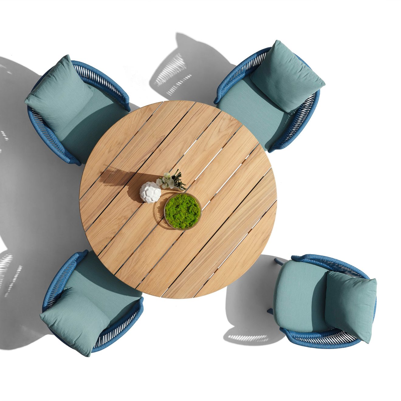 95414070 Aio Dining Blauw 4 Delig 4hr