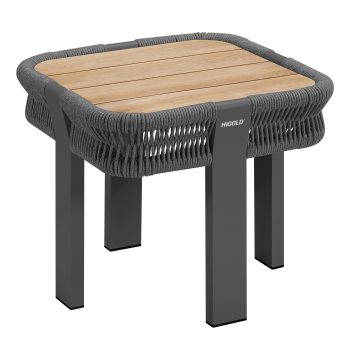 95414250 Borromeo Sunlounger Set Black 4hr