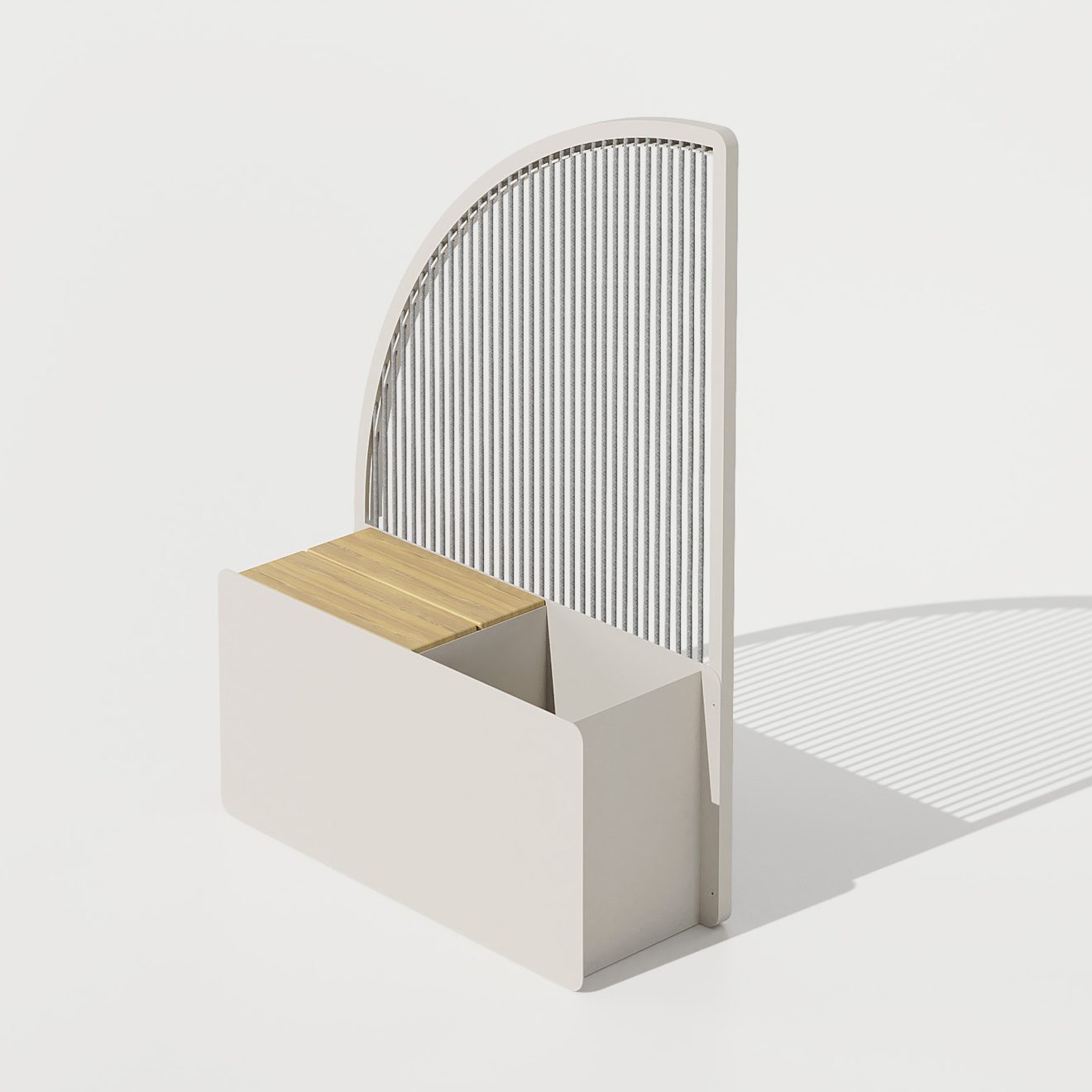 95418470 Lilia Planter Taupe 2hr