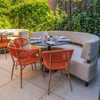 Ibiza Taupe Halfrond Sfeer