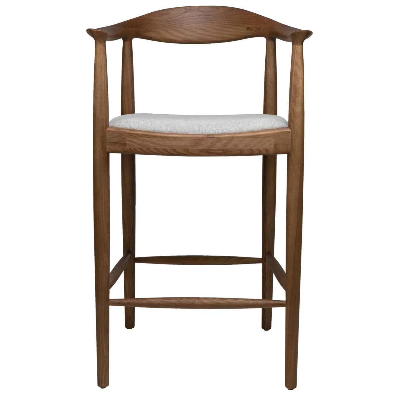 96206770 Barkruk Nordic Halfhoog Ash Beige 2hr