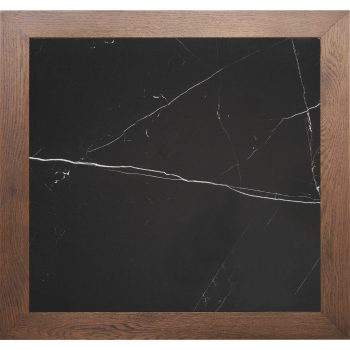 96323000 Romeo Eiken Blad 70x70cm Zwart Marmer 1hr