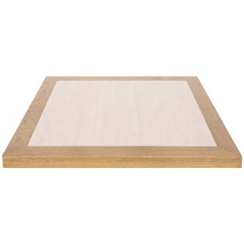 96323020 Romeo Eiken Blad 70x70cm Creme Marmer 2hr