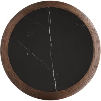 96323030 Romeo Eiken Blad ø70cm Zwart Marmer 1hr