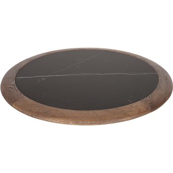 96323030 Romeo Eiken Blad ø70cm Zwart Marmer 2hr