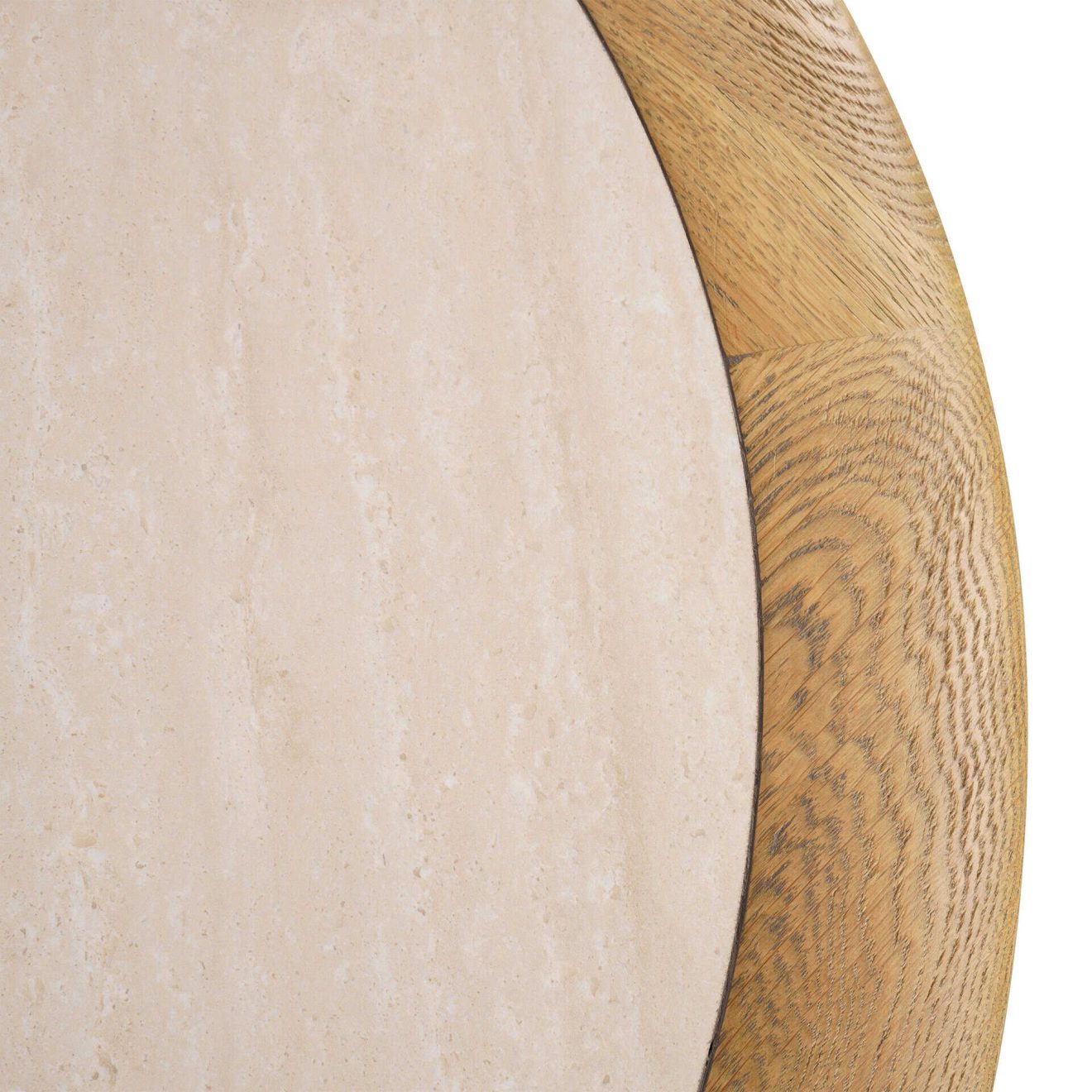 96323050 Romeo Eiken Blad ø70cm Creme Marmer 4hr