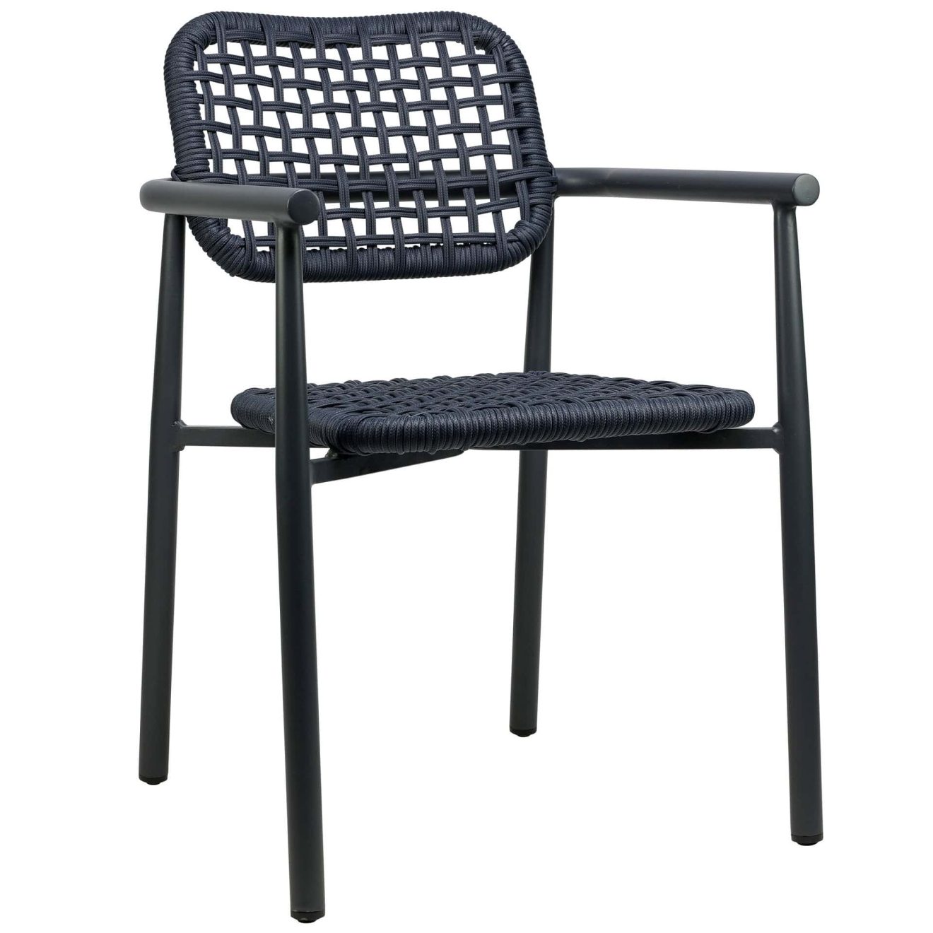 96919430 Charly Terrasstoel Charcoal Navy 1hr
