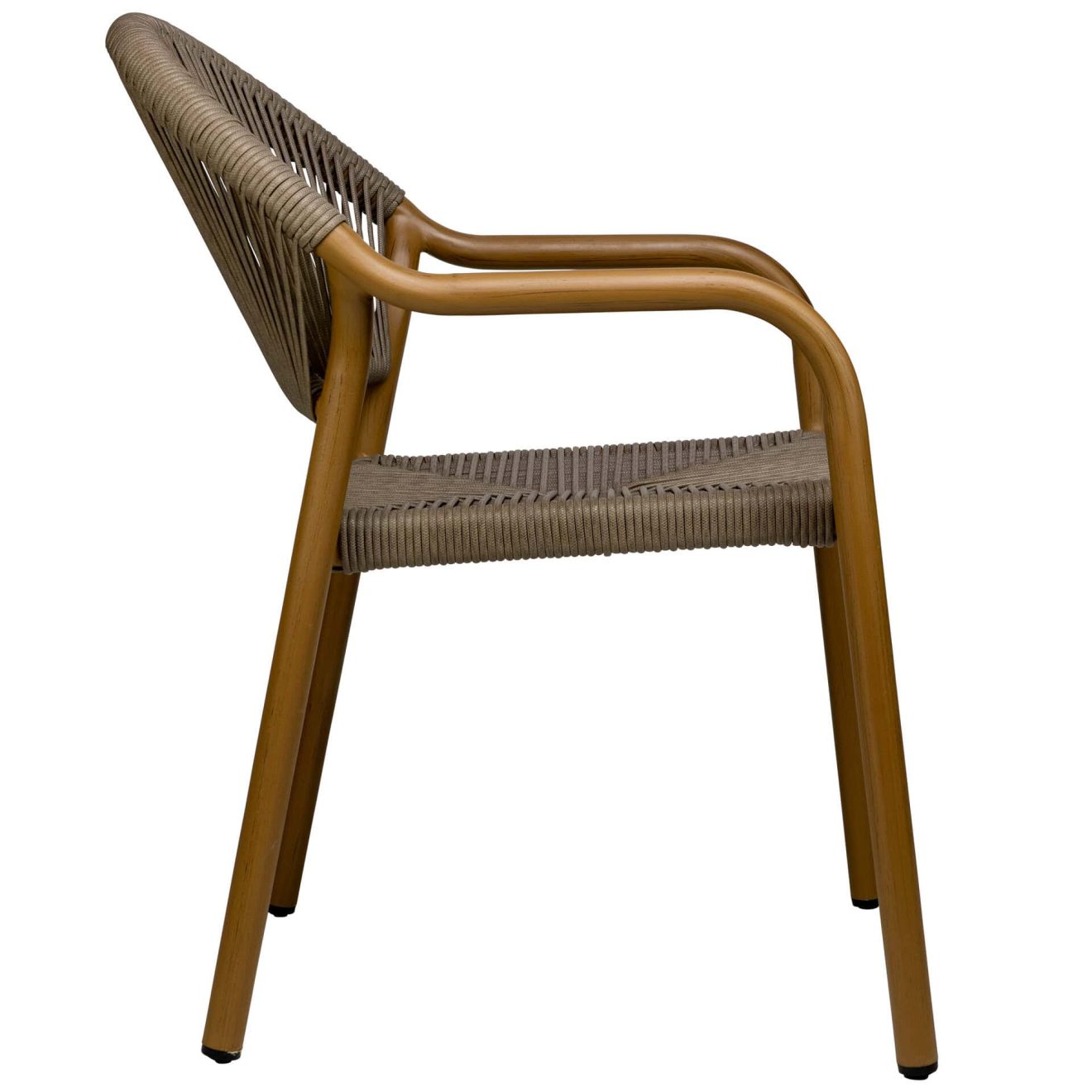 96919790 Farina Terrasstoel Taupe Naturel 3hr