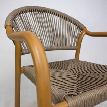 96919790 Farina Terrasstoel Taupe Naturel 9hr