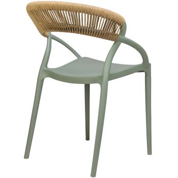 96919870 Riviera Terrasstoel Groen Naturel 4hr