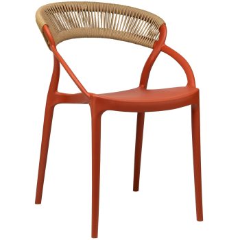 96919890 Riviera Terrasstoel Oranje Naturel 1hr