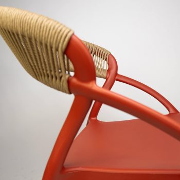 96919890 Riviera Terrasstoel Oranje Naturel 6hr