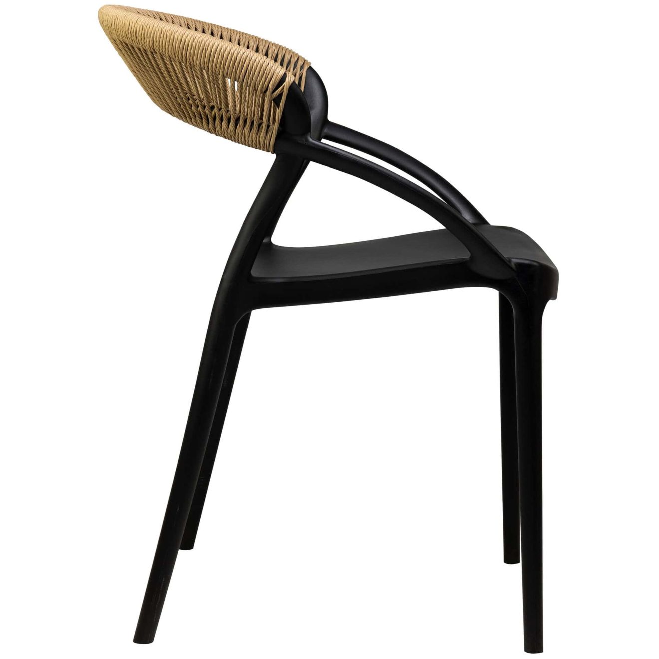 96919900 Riviera Terrasstoel Zwart Naturel 3hr