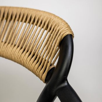 96919900 Riviera Terrasstoel Zwart Naturel 6hr