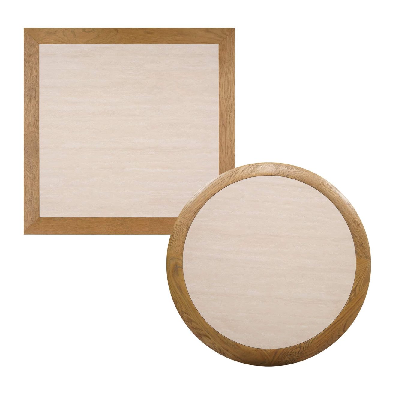 Romeo Tafelblad Eiken Marmer Creme 1hr