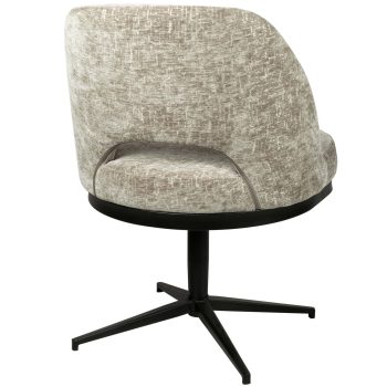 96127700 Coralie Stoel Swivel Shitake 4hr