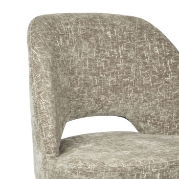 96127700 Coralie Stoel Swivel Shitake 6hr