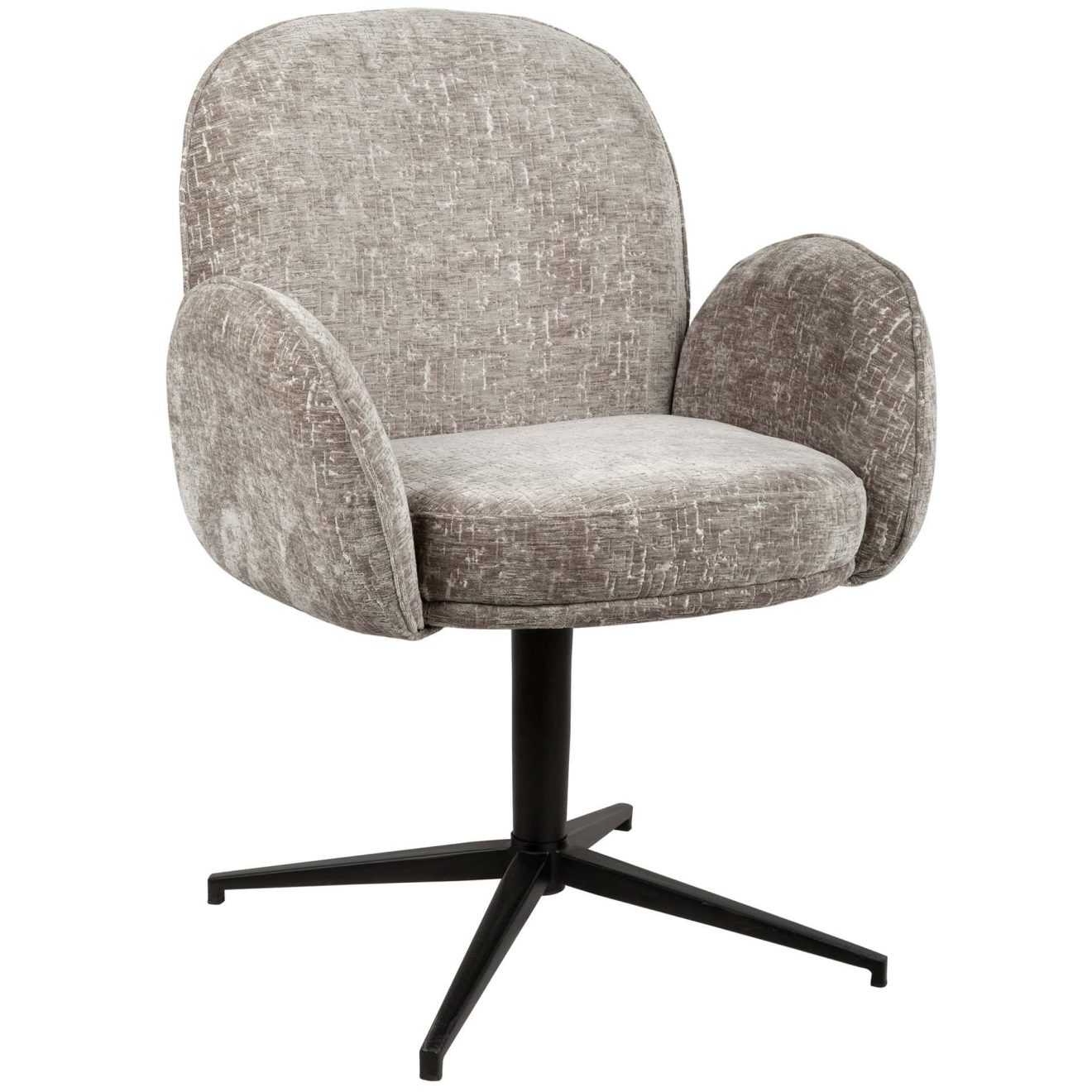 96127740 Belle Armstoel Swivel Shitake 1hr