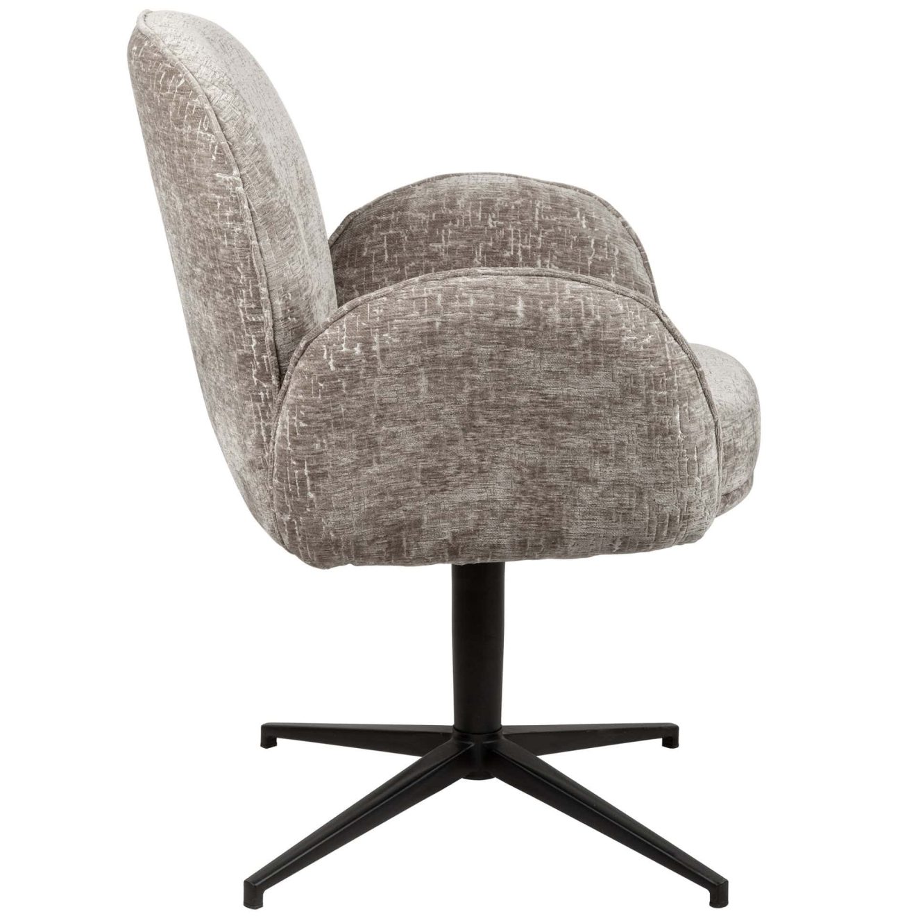 96127740 Belle Armstoel Swivel Shitake 3hr