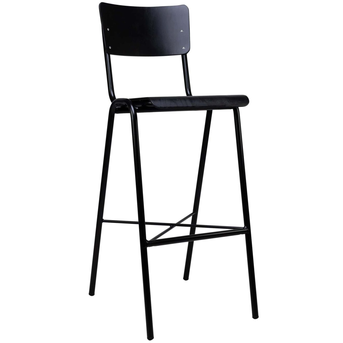 96206230 Skool Barkruk Zwart 1hr