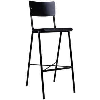 96206230 Skool Barkruk Zwart 1hr