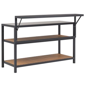 96920850 Brent Outdoor Afzetplank Antraciet 2hr