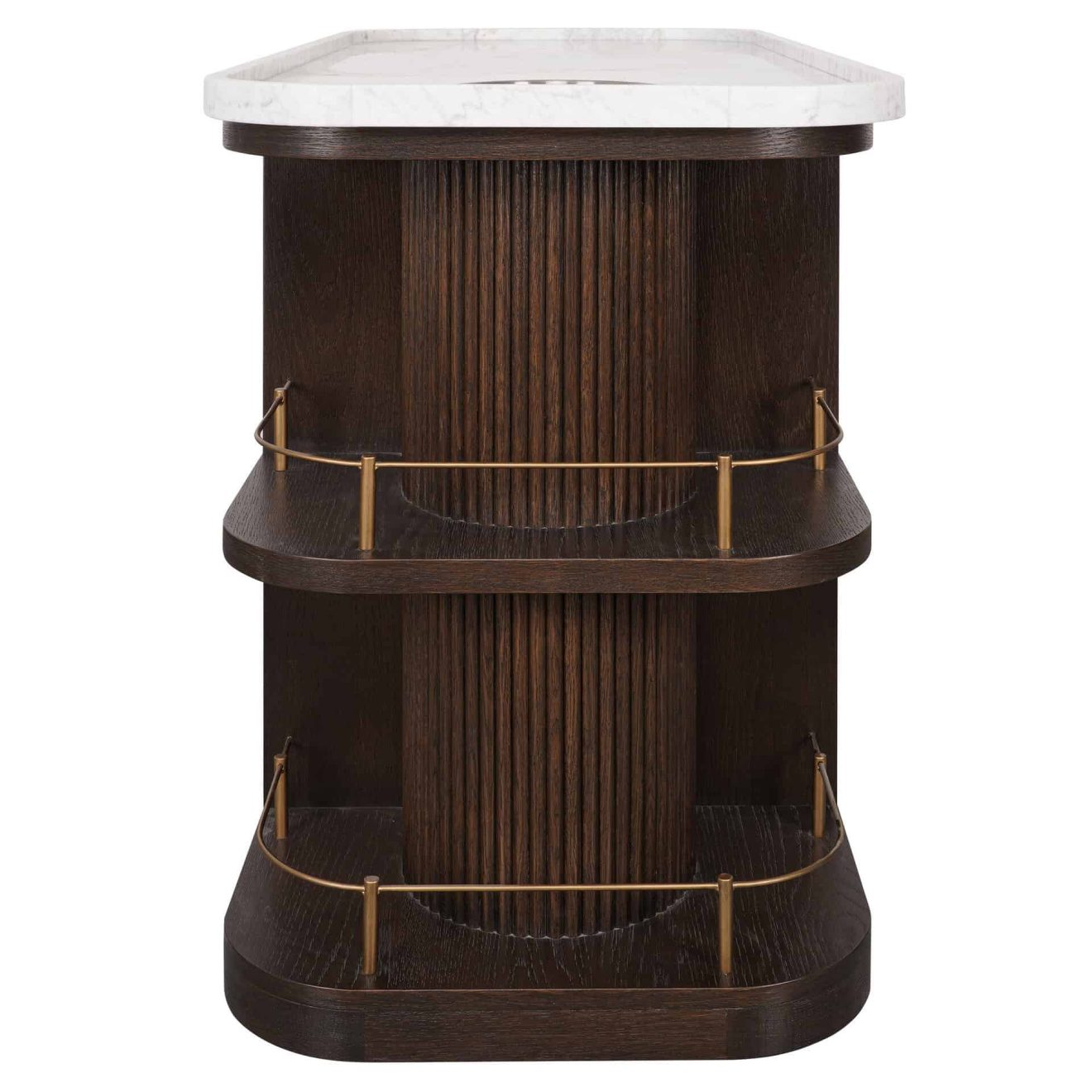 95100240 Valentino Trolley Brown Oak Epoxy Marb 3hr