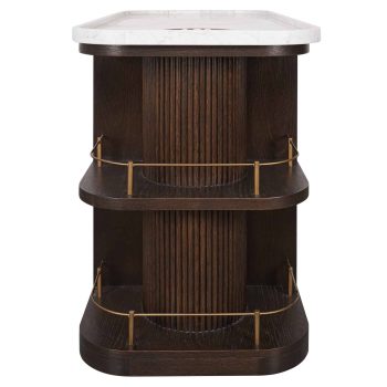 95100240 Valentino Trolley Brown Oak Epoxy Marb 3hr