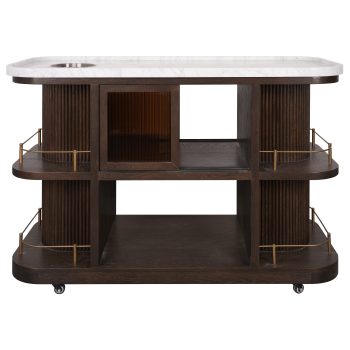 95100240 Valentino Trolley Brown Oak Epoxy Marb 4hr