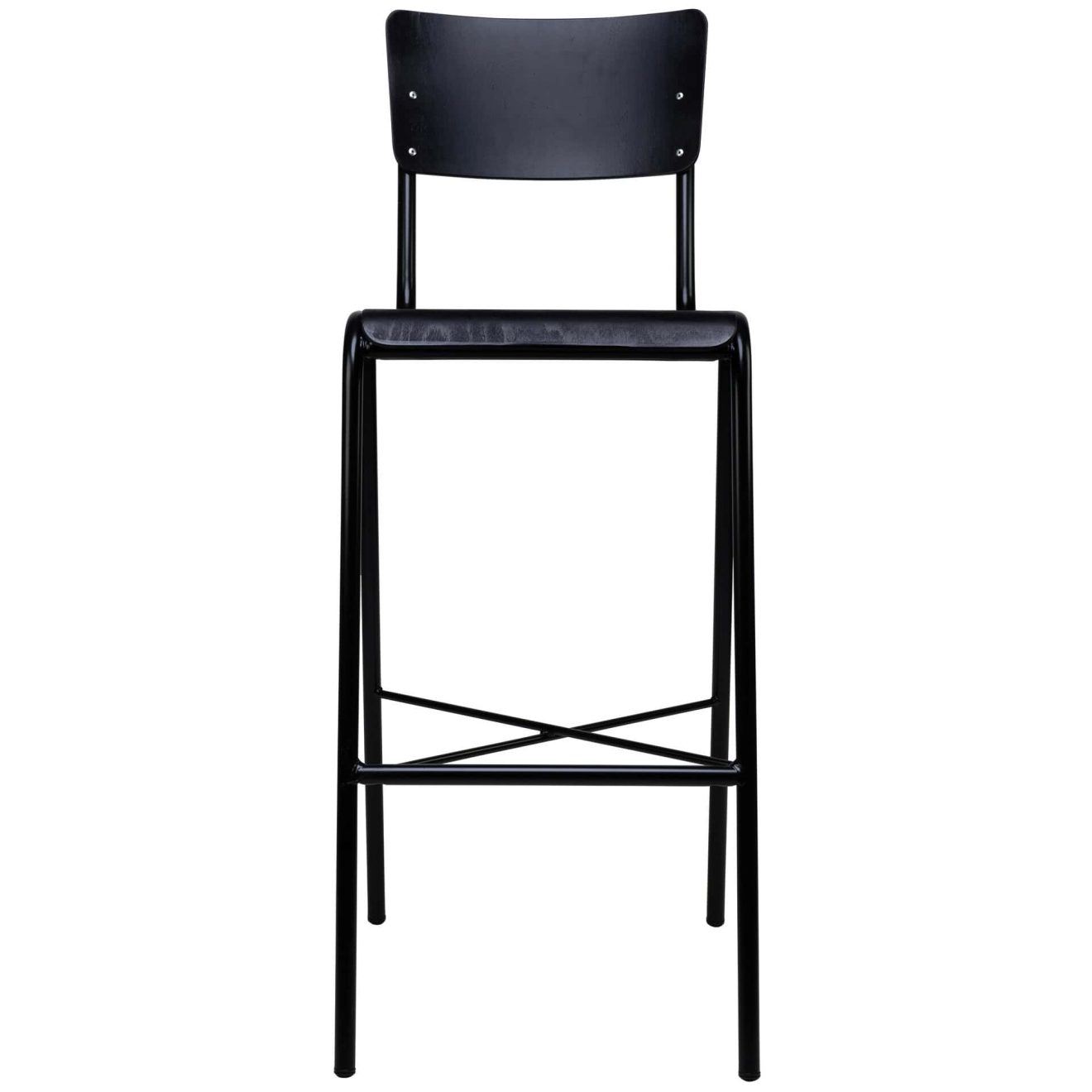 96206230 Skool Barkruk Zwart 2hr