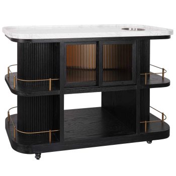 95100250 Valentino Trolley Black Oak Epoxy Marb 1hr