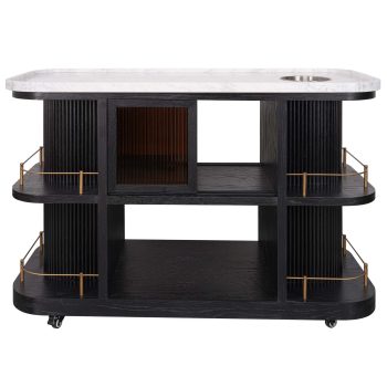 95100250 Valentino Trolley Black Oak Epoxy Marb 4hr