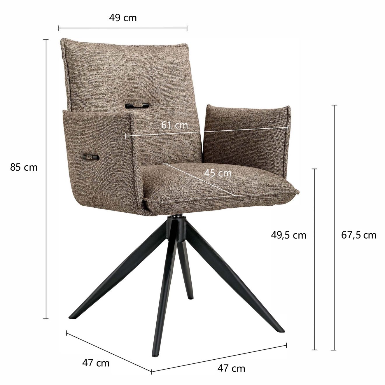 96117560 Peggy Armstoel Bruin