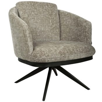 96518630 Sierra Loungestoel Draaibaar Shitake 1hr