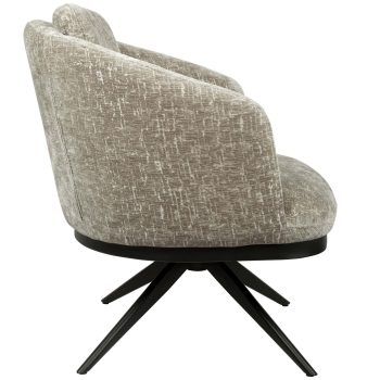 96518630 Sierra Loungestoel Draaibaar Shitake 3hr