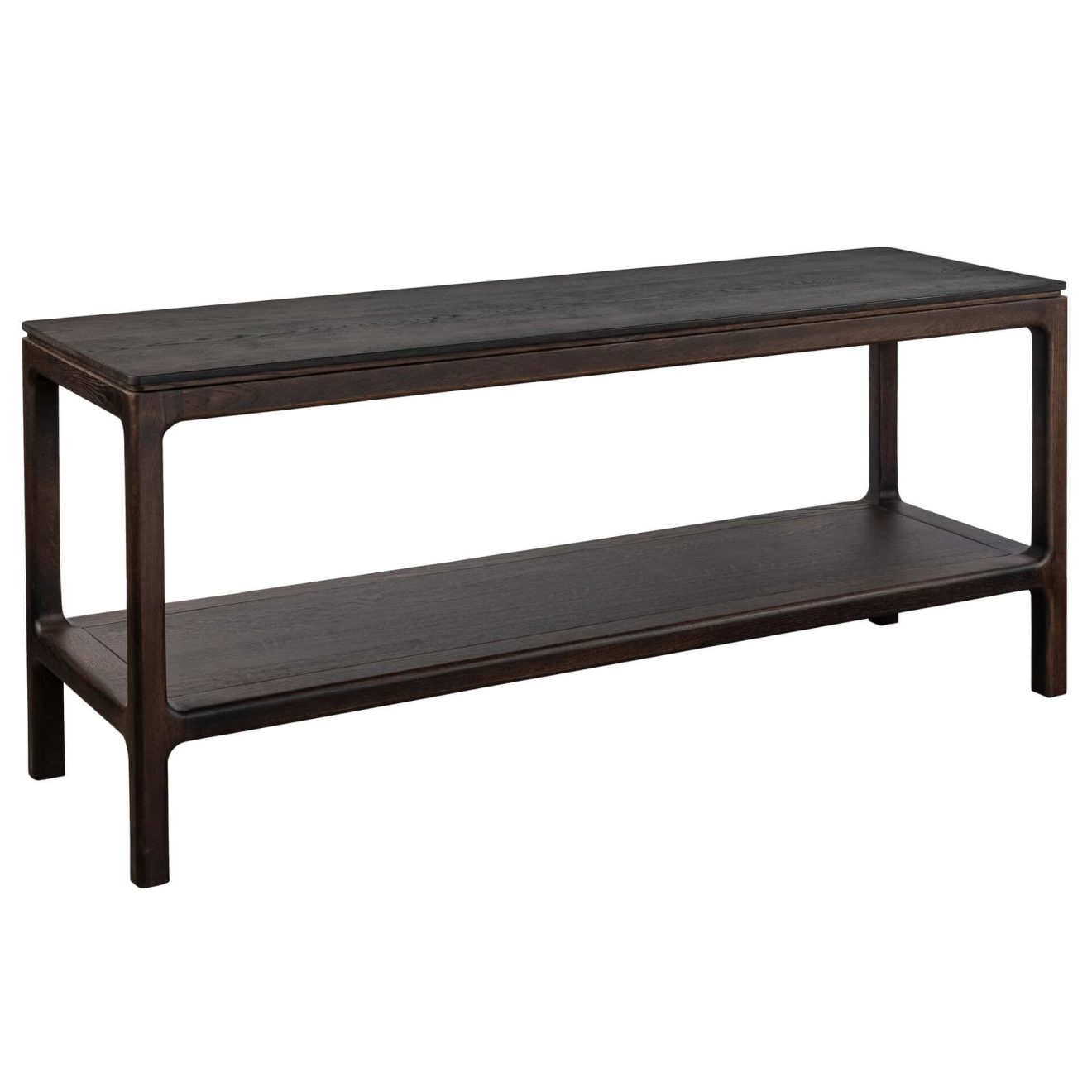 Travel Side Table 140x45x60cm Oak Wengé 1hr