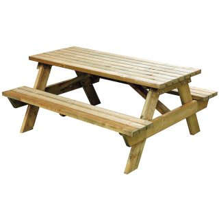 90415055 Picknickbank 180cm Geimpregneerd 1hr