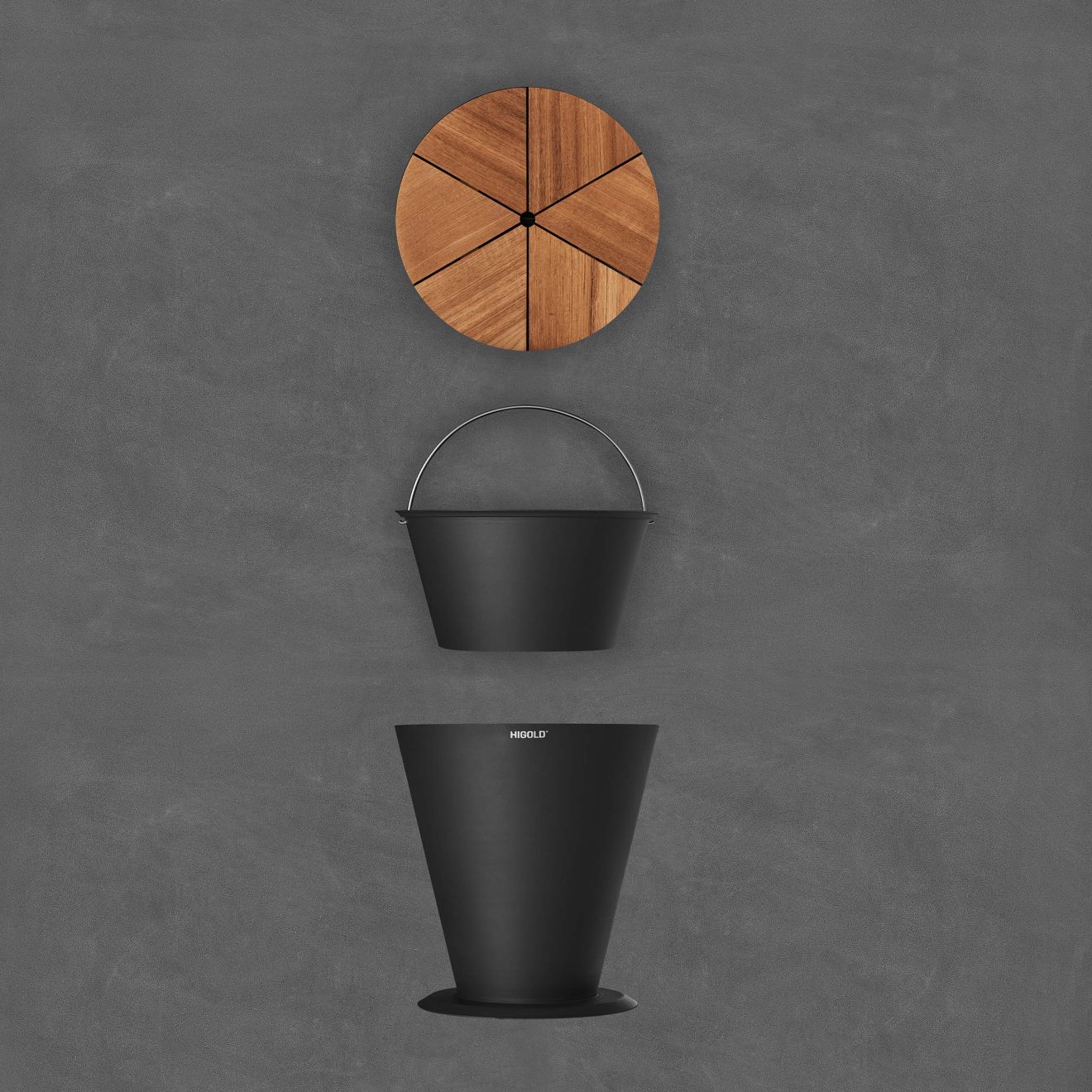 95403190 Icoo Ice Bucket Black Sfeer