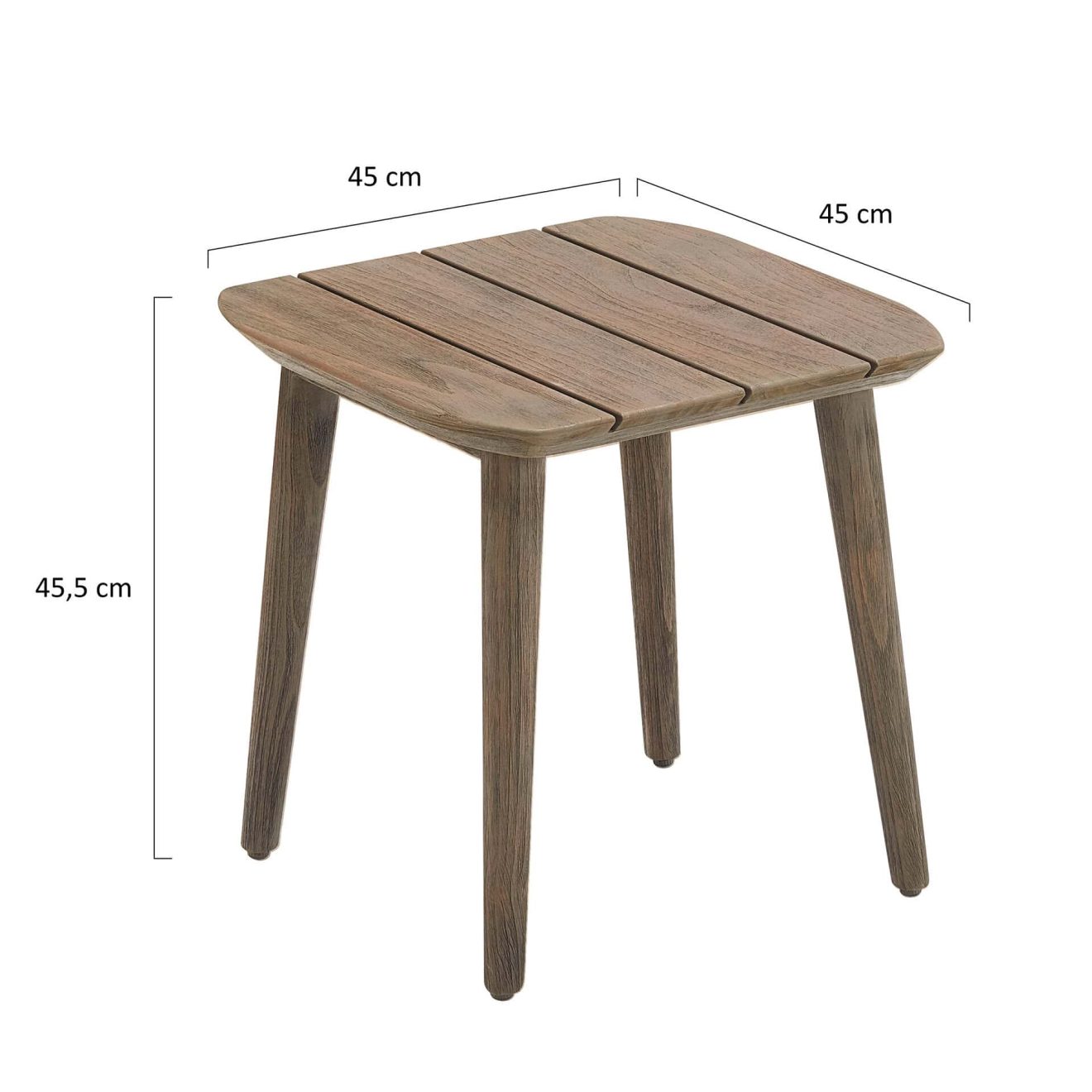 95420190 Leo Sunlounger Bruin Afmeting