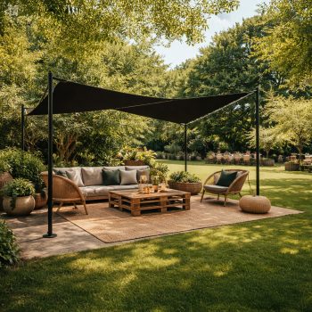 96902620 Festa Partytent Zwart 4x4 Sfeer Web 1