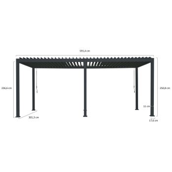 96914730 Reflect Deluxe Antraciet 3x6 Afmeting Web