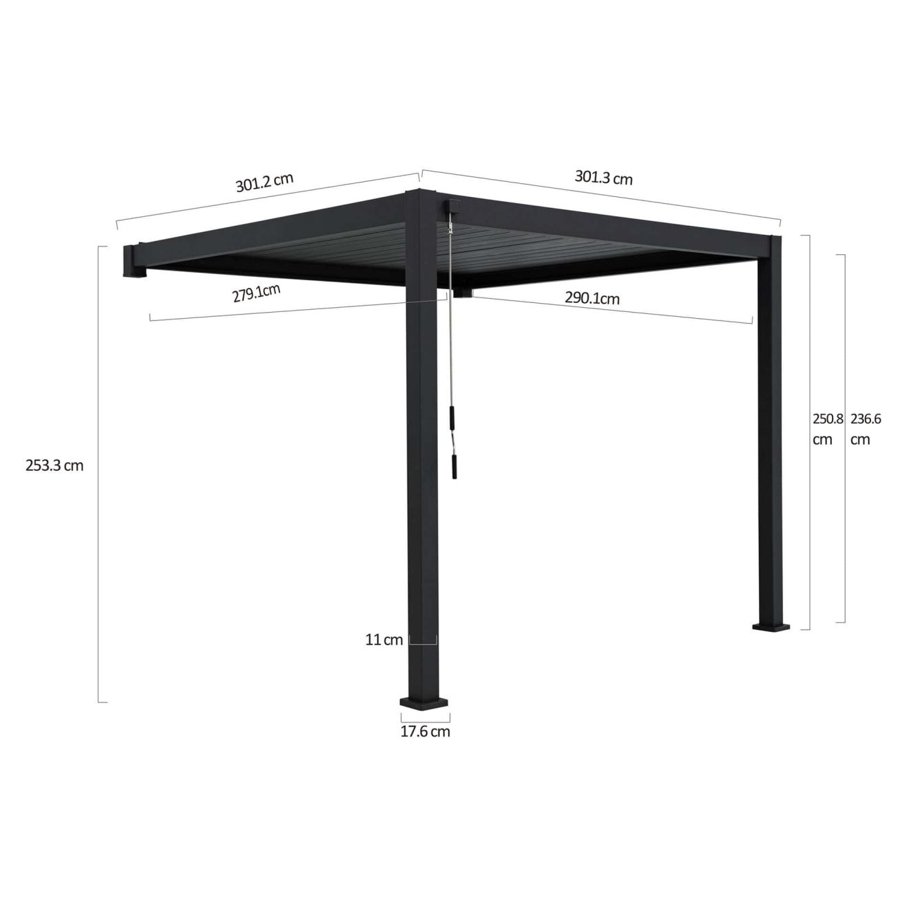 96915050 Reflect Wall 3x3 Afmeting