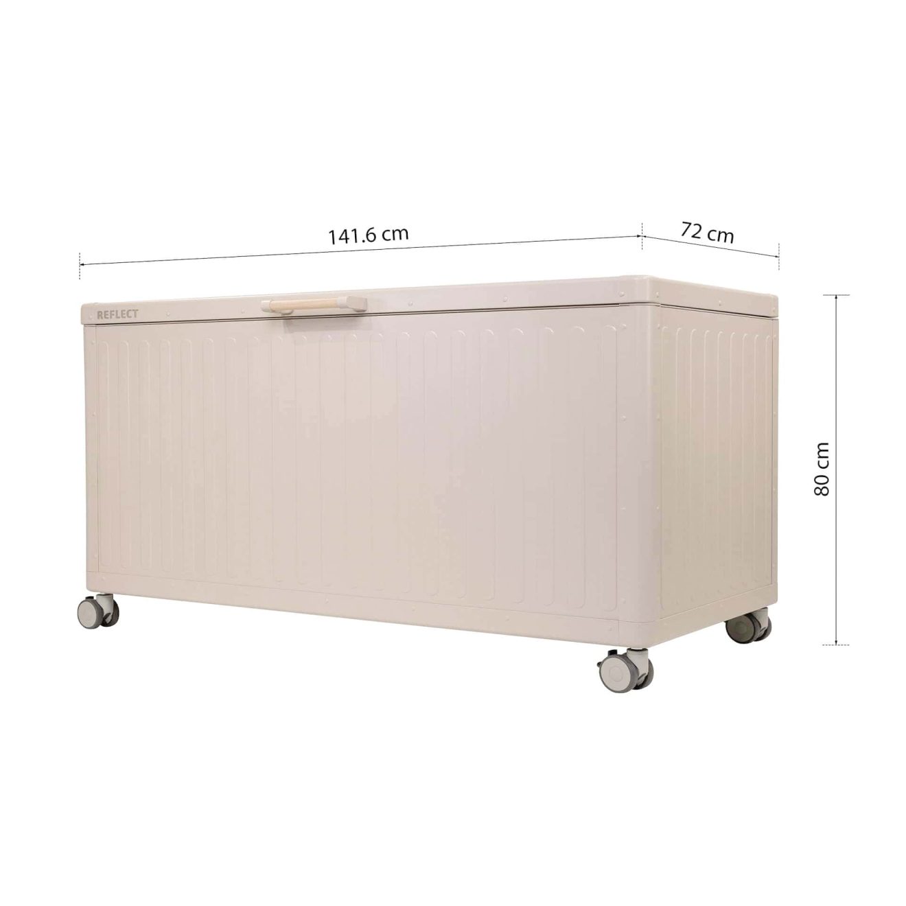 96920190 Trevor Storage Box Medium Beige Afmetingenhr
