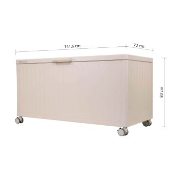 96920190 Trevor Storage Box Medium Beige Afmetingenhr